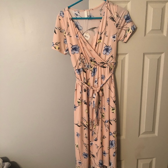 Pinkblush Dresses & Skirts - Pinkblush maternity pink floral dress